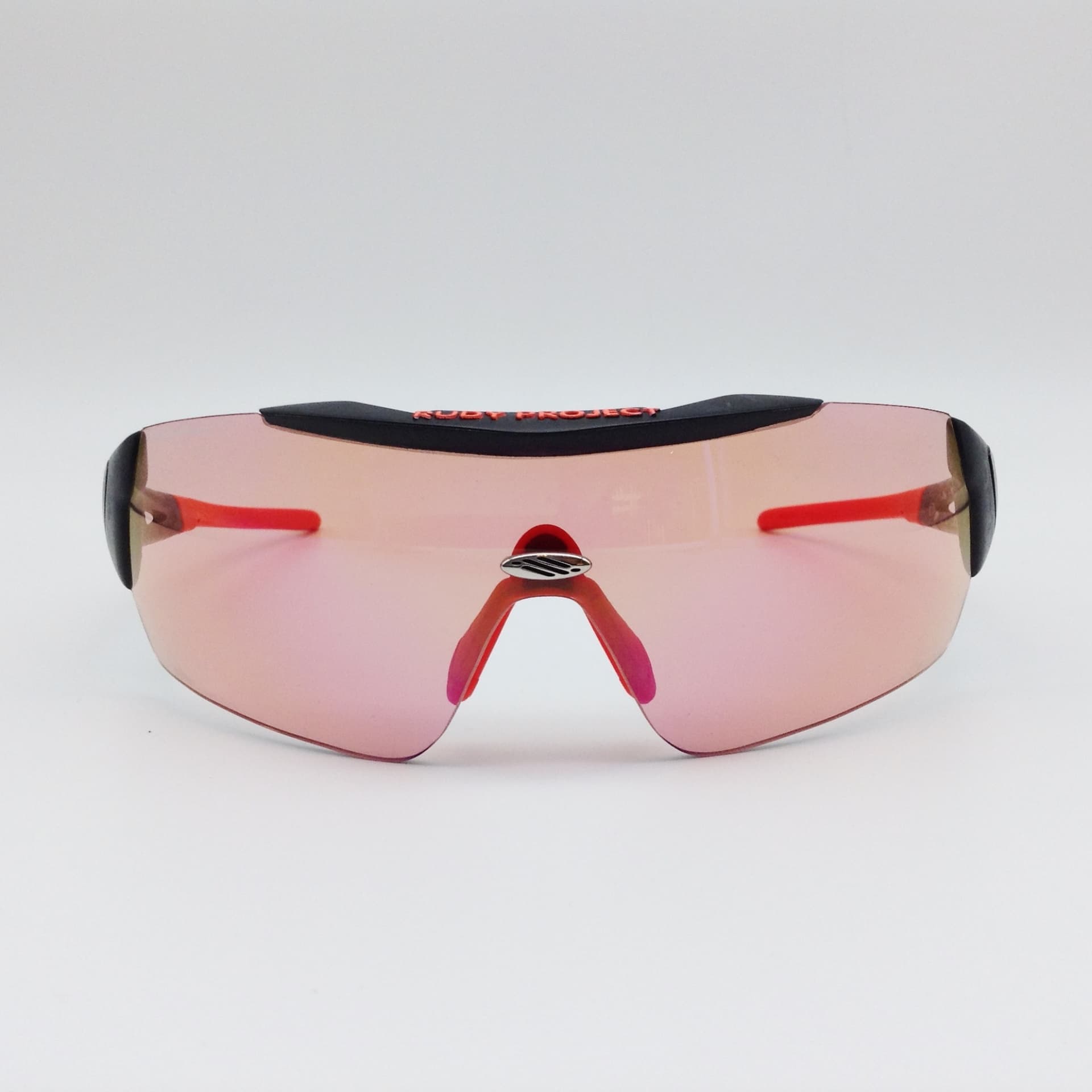 RUDY PROJECT CARBOMASK, Black Temples, Red Lens