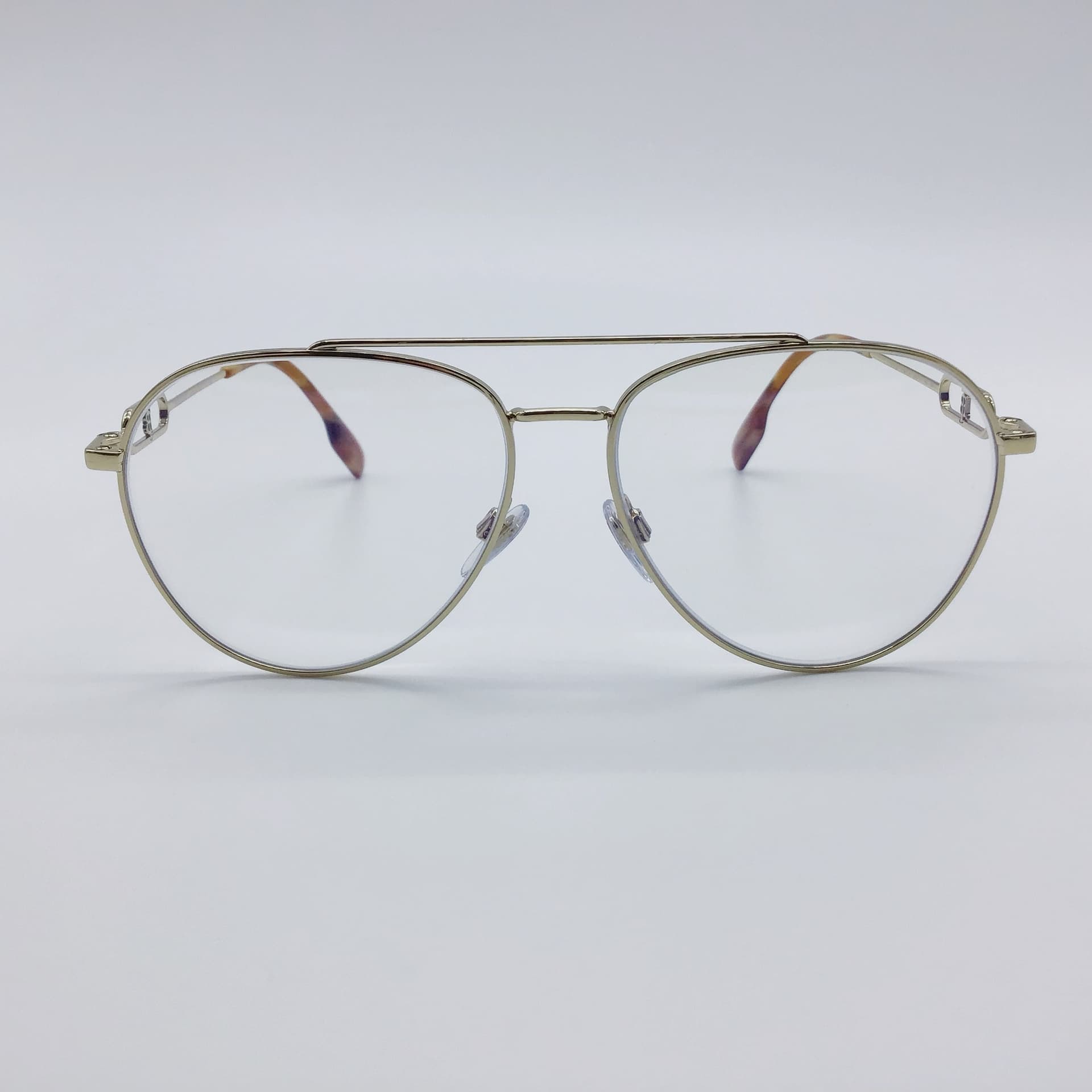 BURBERRY 3128, Gold / Clear Lens