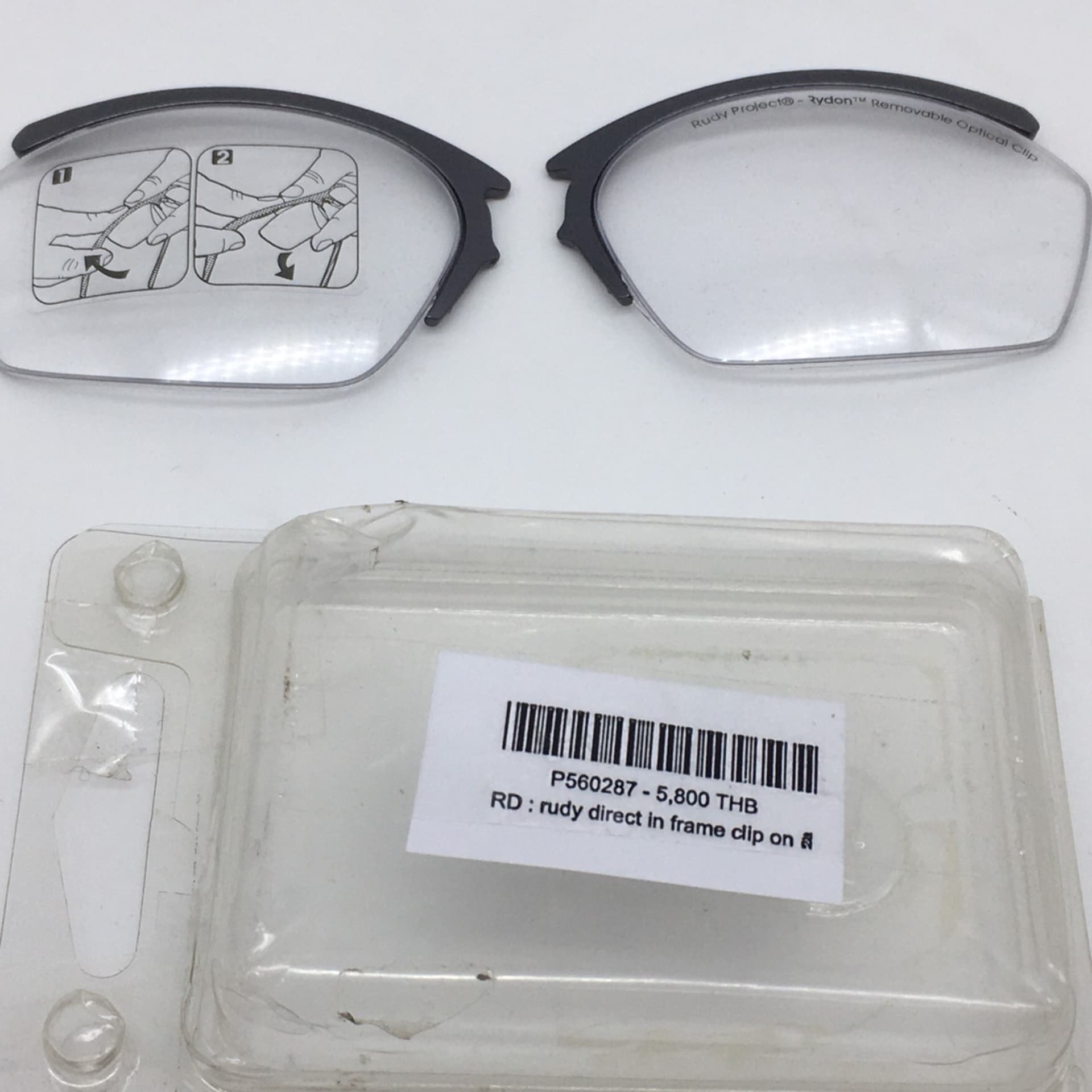 RUDY PROJECT rudy direct in frame clip on, Clear Clip-on