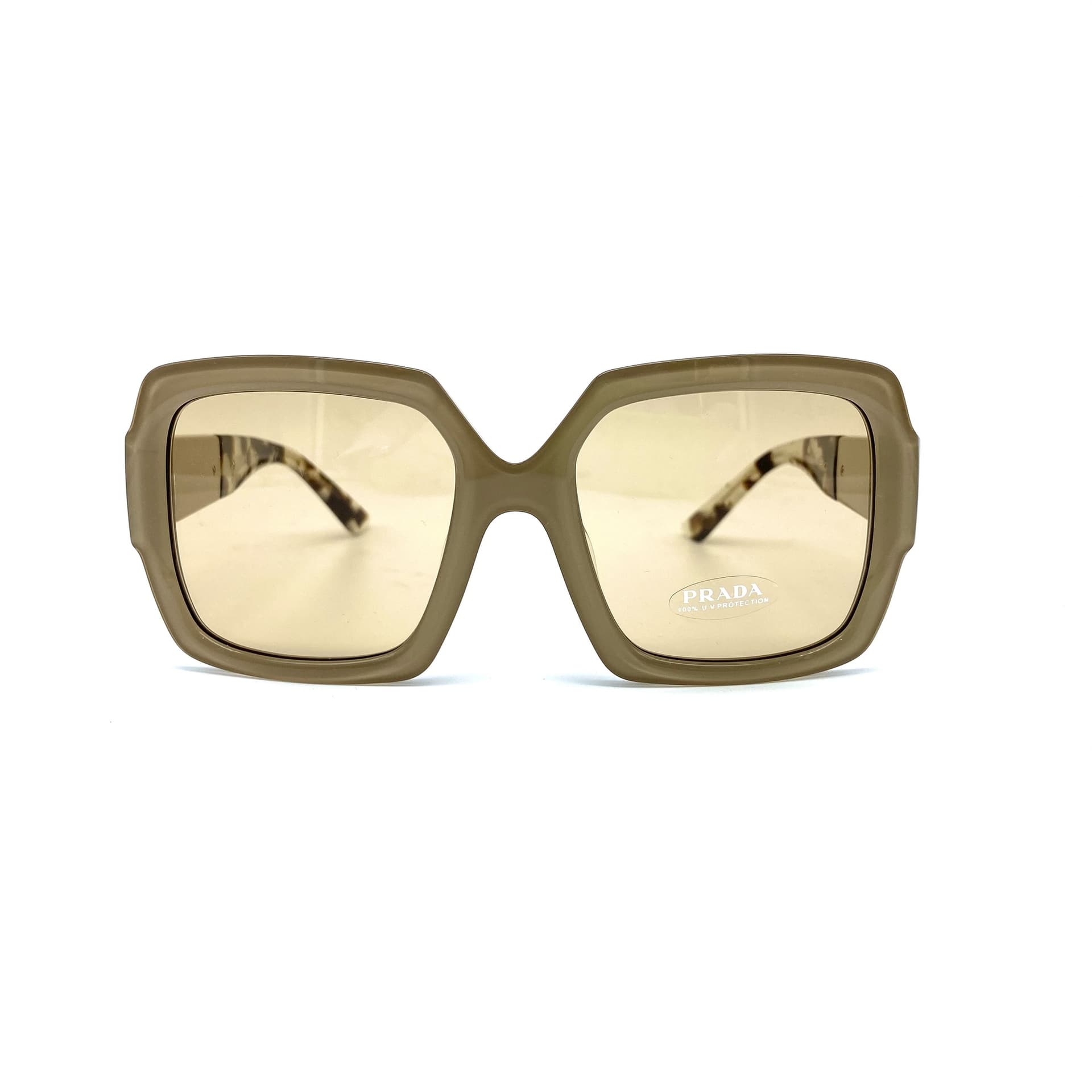 PRADA 21XSF, Cream / Brown Lens